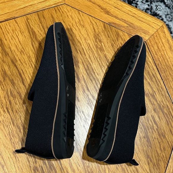 *EILEEN FISHER* Black Embrace Recycled Stretch Knit Slip-On Loafers Size 9.5 main image 6